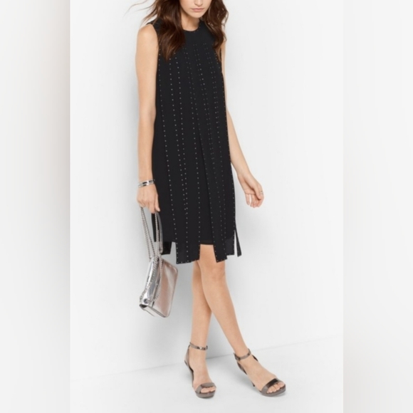 Mk Studded Slashed Dress - Picture 1 of 5